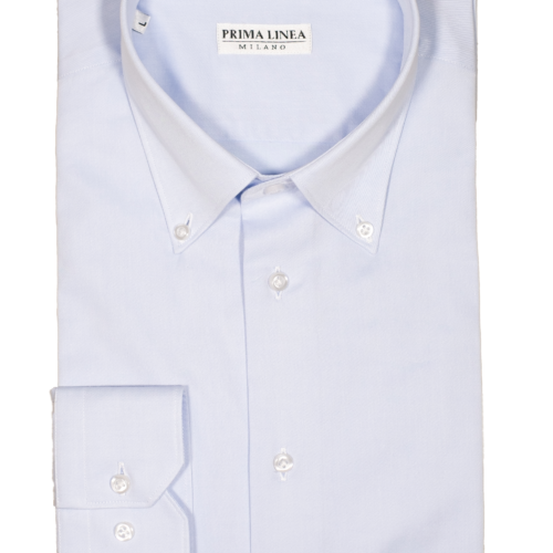 Camicia twill regular blu